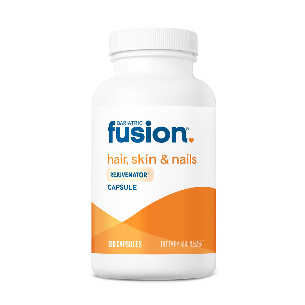 Bariatric Fusion ONE Per Day bottle-front shows easy-to-swallow vegan capsules for daily wellness.