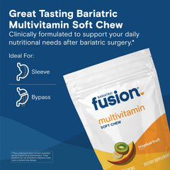 Close-up of Bariatric Fusion chews highlighting texture and flavor.