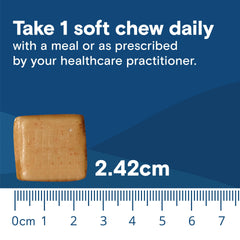 Sugar-free Bariatric Fusion calcium chews on bright packaging