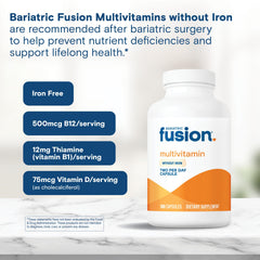 Bariatric Fusion sugar free gluten free formula fits post op diets