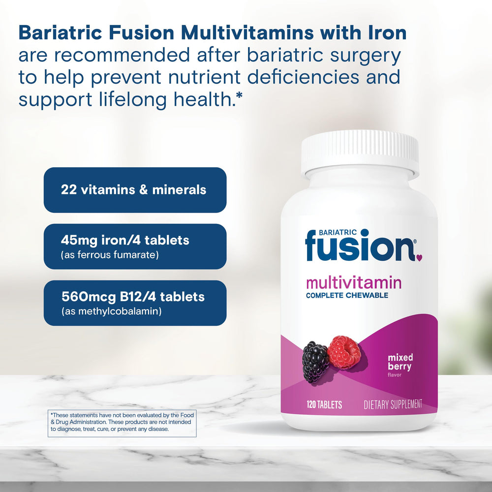 USA-made Bariatric Fusion label emphasizing quality and safety.