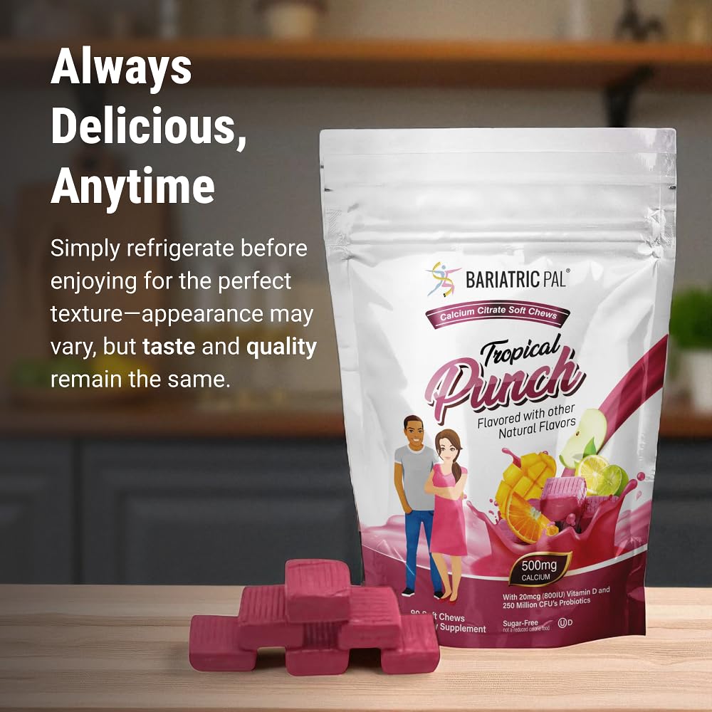 BariatricPal 90-chews serving-size bag ready for a month.