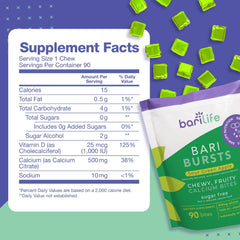 Bari Life BariBurst individually wrapped bites for on-the-go post-surgery snack
