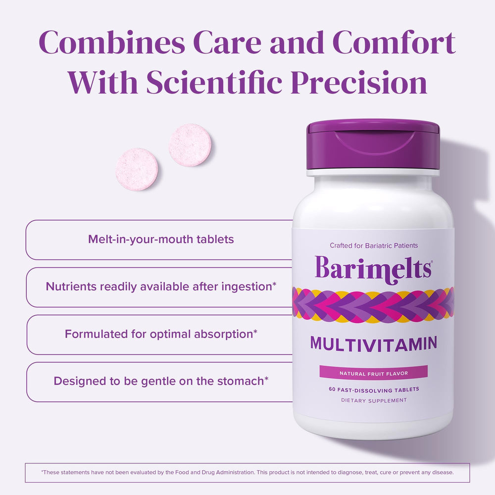 One-month supply: Barimelts 60-tablet bottle for daily use