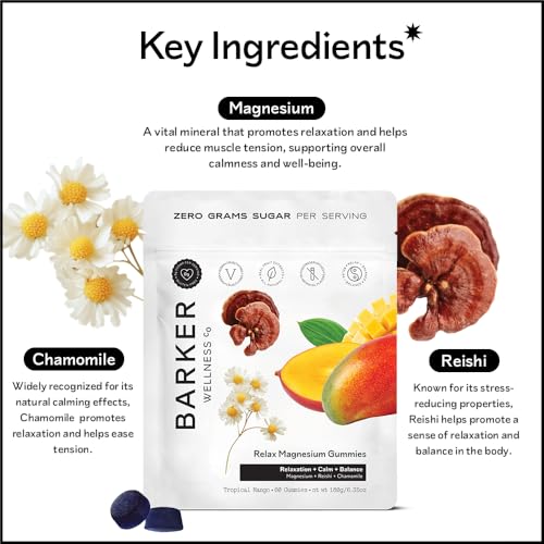 Barker Wellness Co made in USA seal on bottle background signals trusted production.
