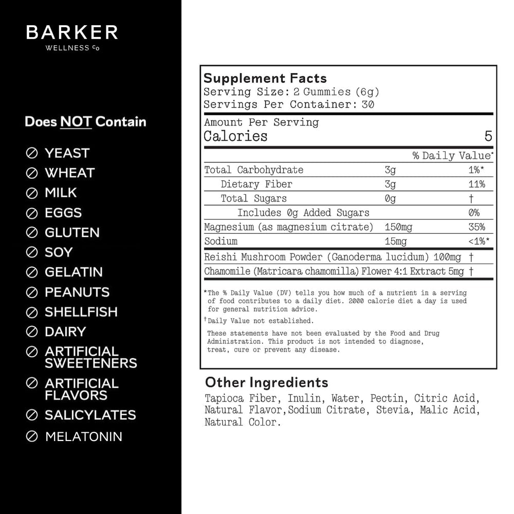 Barker Wellness Co tropical mango gummies on hands suggesting a tasty evening ritual.