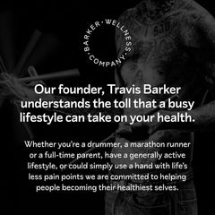 Two Barker Wellness gummies daily support sustained mental clarity with adaptogens