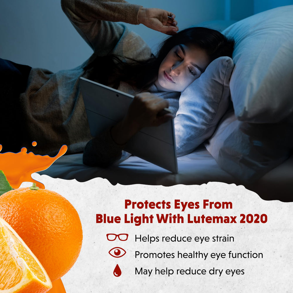 Barlean's Eye Remedy ingredients panel with omega-3s and antioxidants