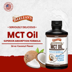 Barlean's MCT oil coconut flavor coffee add-in for keto mornings