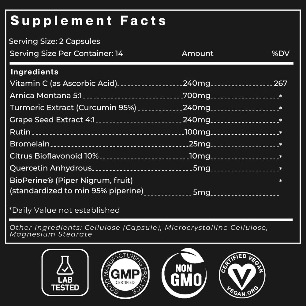 Barrett Recovery Arnica+ routine-use shot shows easy daily integration.