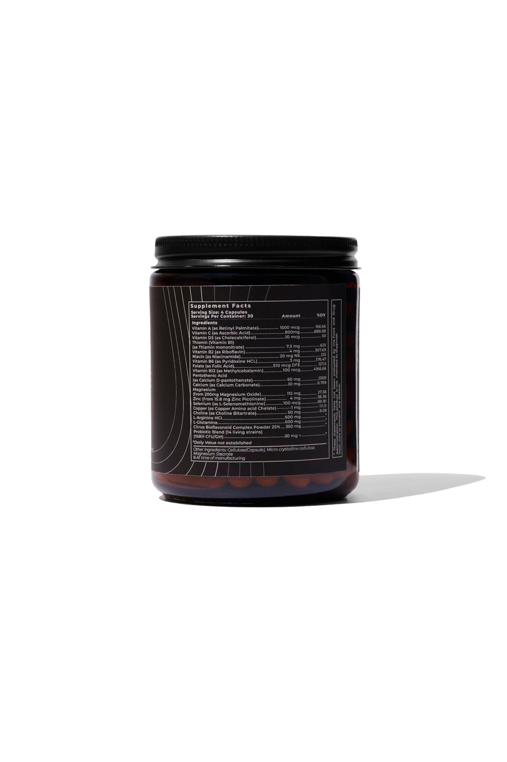 Barrett Recovery BEFORE supplement capsules ready for a pre-surgery nutrition boost