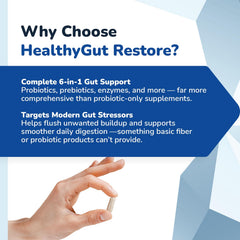 Barton Nutrition digestive enzyme capsules illustrating comfortable digestion