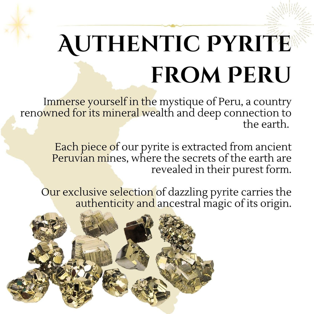 Bartra Product natural pyrite from Peru, ideal gift and collector piece