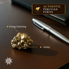 Bartra Product pyrite cubic crystal from Peru enhances display and visual appeal