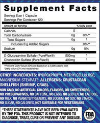 Basic Brands Move Pureflex bottle back label with allergen and safety notes.