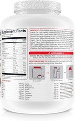 BASIC SUPPLEMENTS Mass Gainer powder close-up shows smooth texture and gluten-free formula