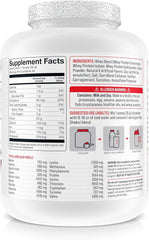 BASIC SUPPLEMENTS Whey Protein Powder label highlights complete amino acid profile for recovery