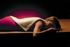Battle Creek Thermophore Classic Plus heat pad delivers deep moist heat for targeted muscle relief.