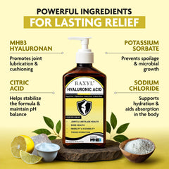 BAXYL liquid pour demonstrates easy dosing and fast absorption