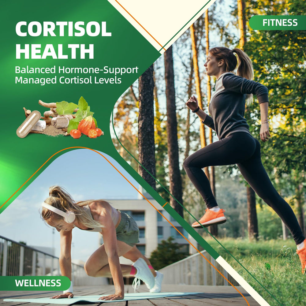 B BEWORTHS Cortisol Manager ingredient list graphic features ashwagandha and rhodiola