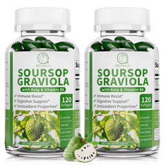 BBEEAAUU Soursop capsules bottle for convenient daily wellness.