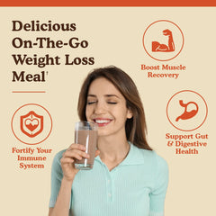 BBfL shake scoop with ingredients, emphasizing plant protein blend and clean label