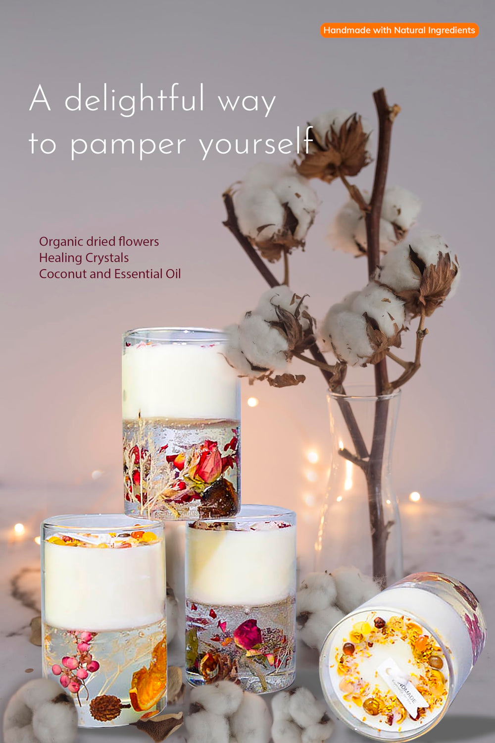 BBJohn Crystal Candle Gift Set ready for gifting with elegant packaging