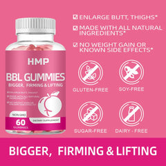 Close-up of BBL Gummies for easy daily use