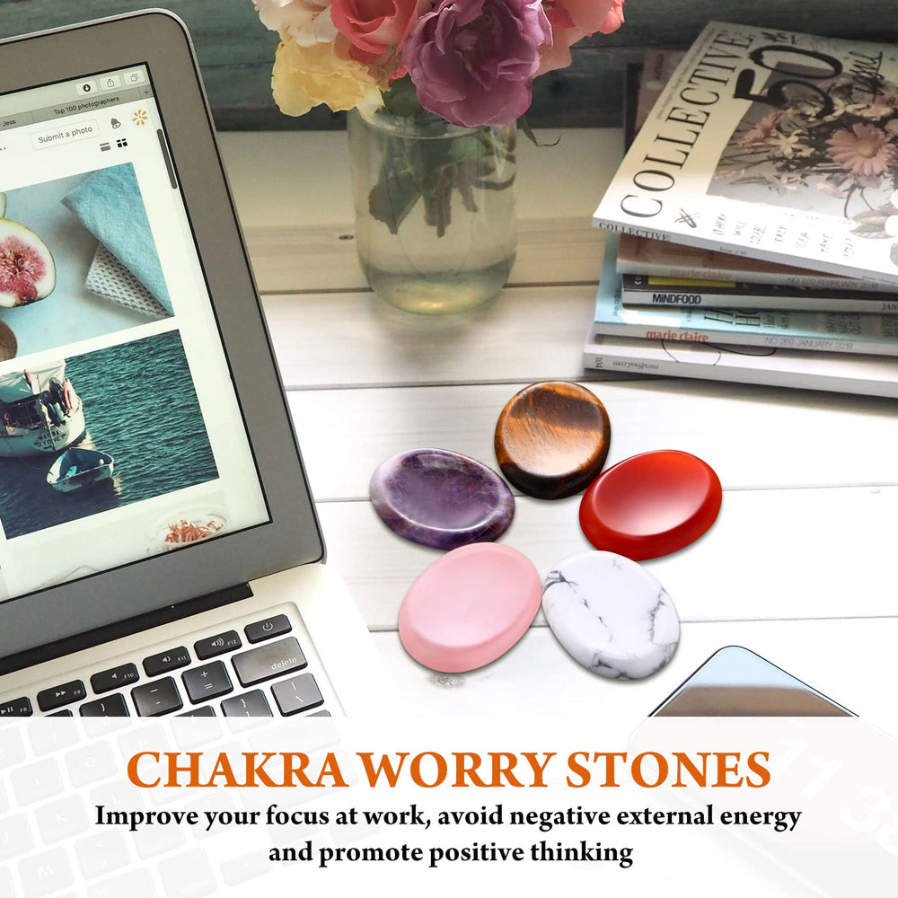 BBTO rose quartz worry stone for emotional balance