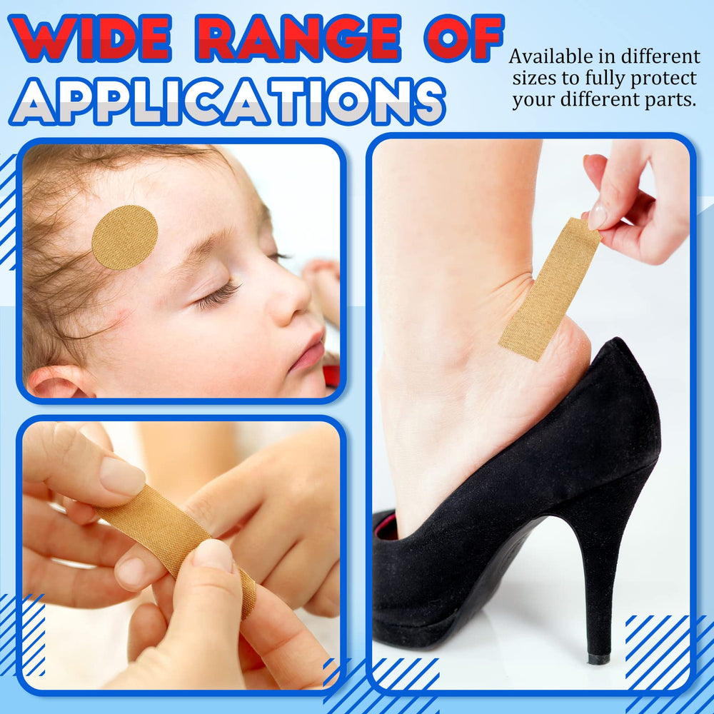 BBTO daily-use bandages in assorted lengths support quick fixes