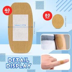 BBTO dot bandages large sheet pack for quick dressing changes