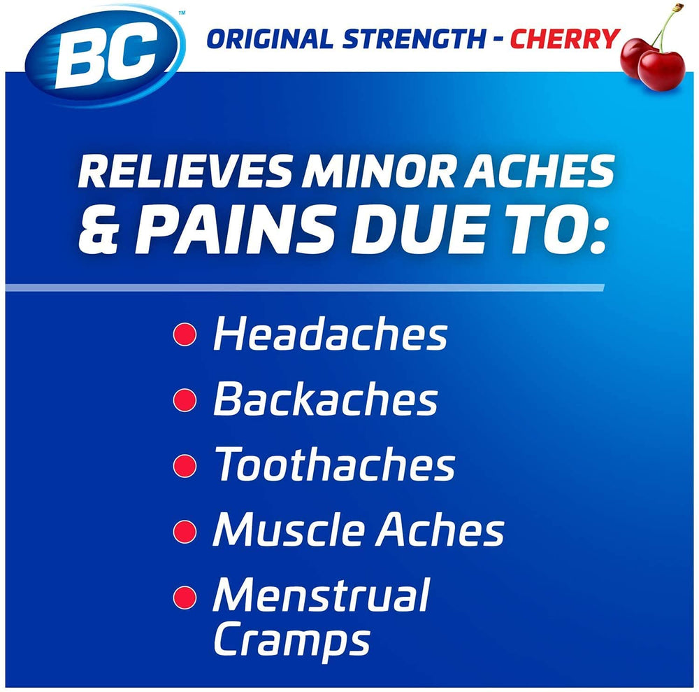 BC Powder Original Strength packets ready for fast, portable relief