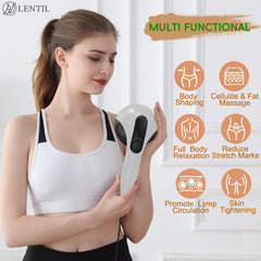 BDLENTIL lipo roller lymphatic massage provides deep tissue stimulation.
