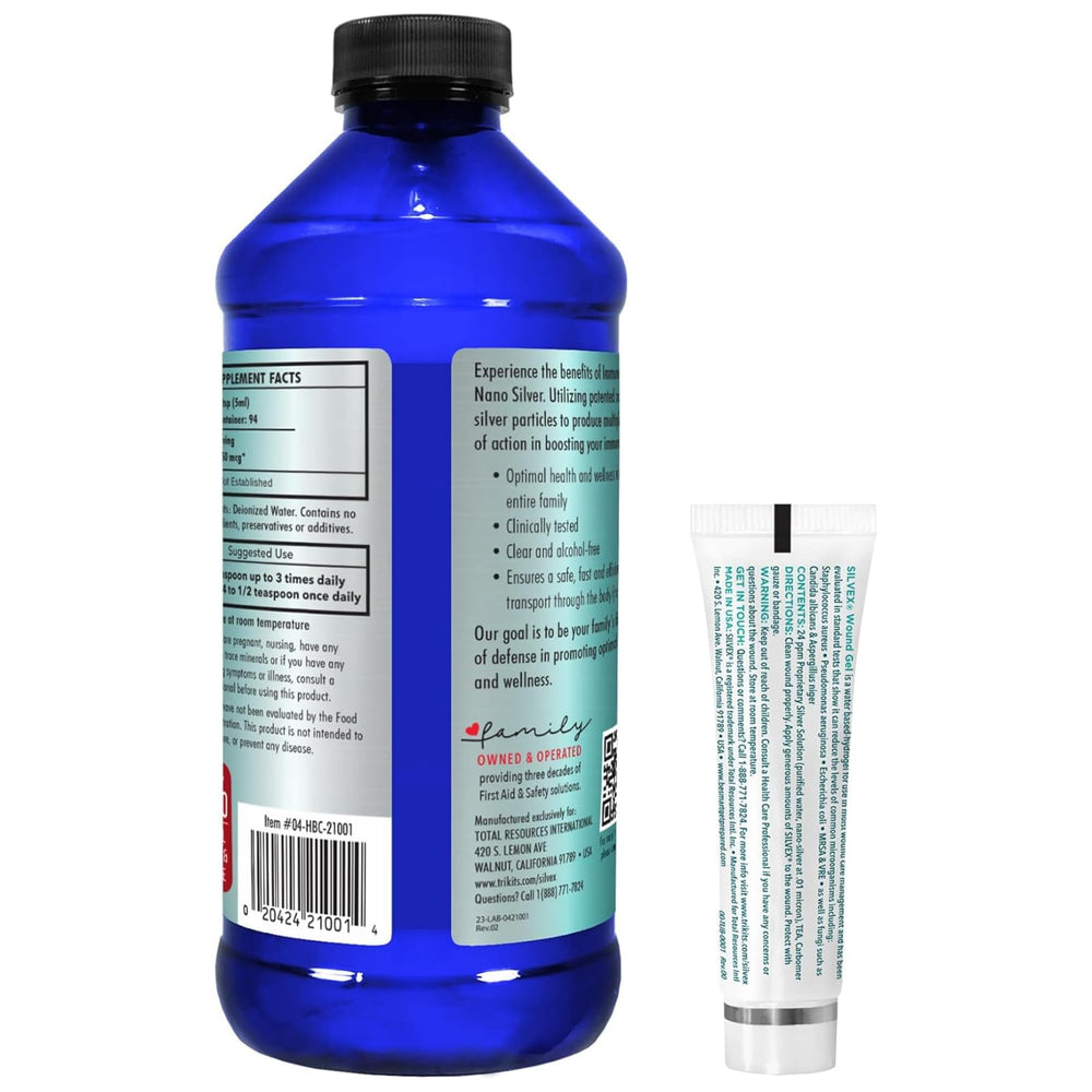 Be Smart Get Prepared home daily care routine with nano silver products on counter