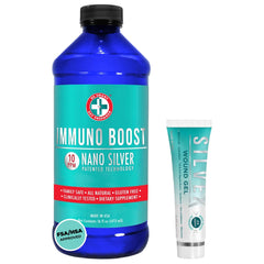 Be Smart Get Prepared Nano Silver Combo Pack front view for family wound care and immunity