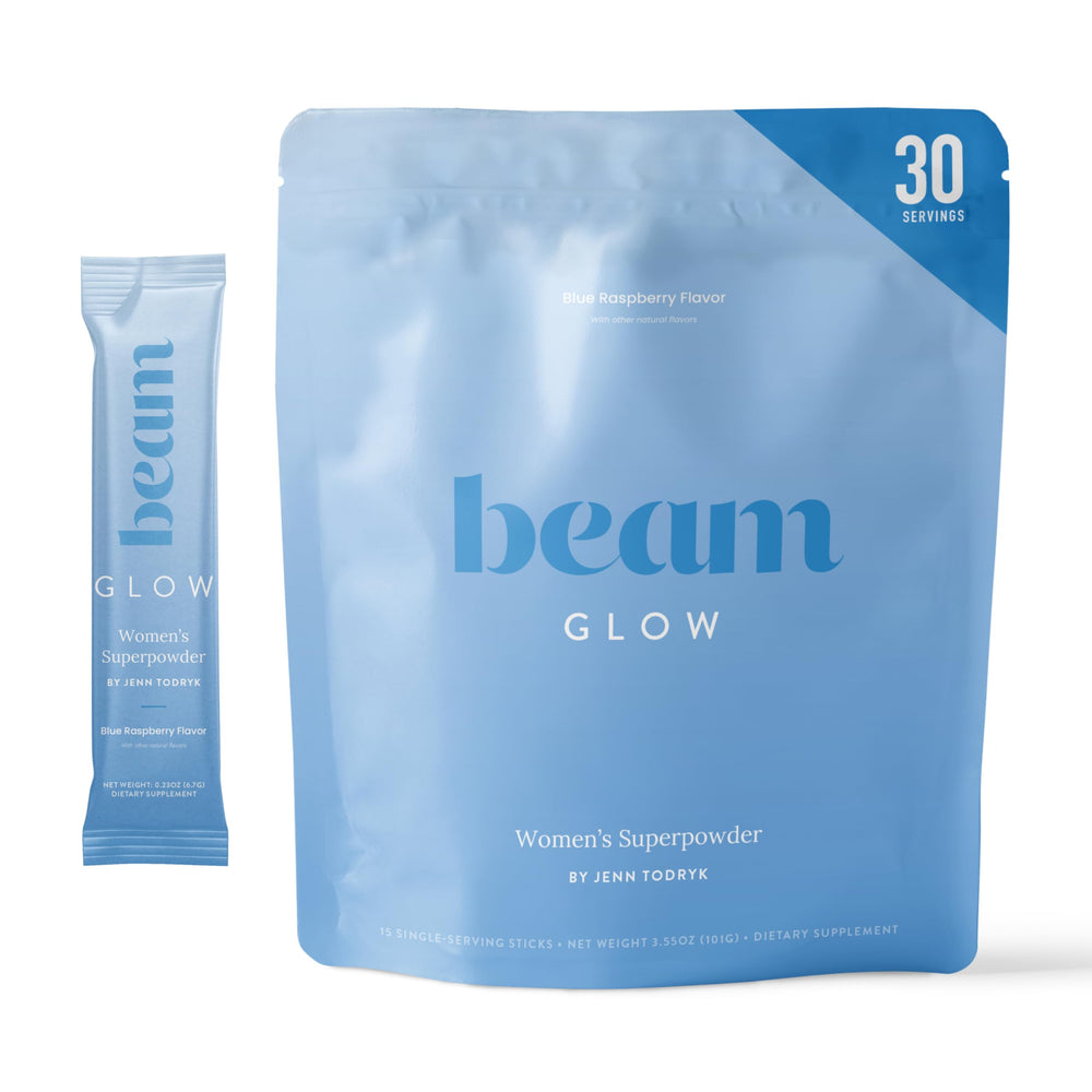 Beam Glow hormone balance bottle supports daily wellness in a modern routine