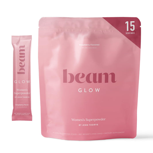 Beam Glow hormone balance bottle for daily wellness