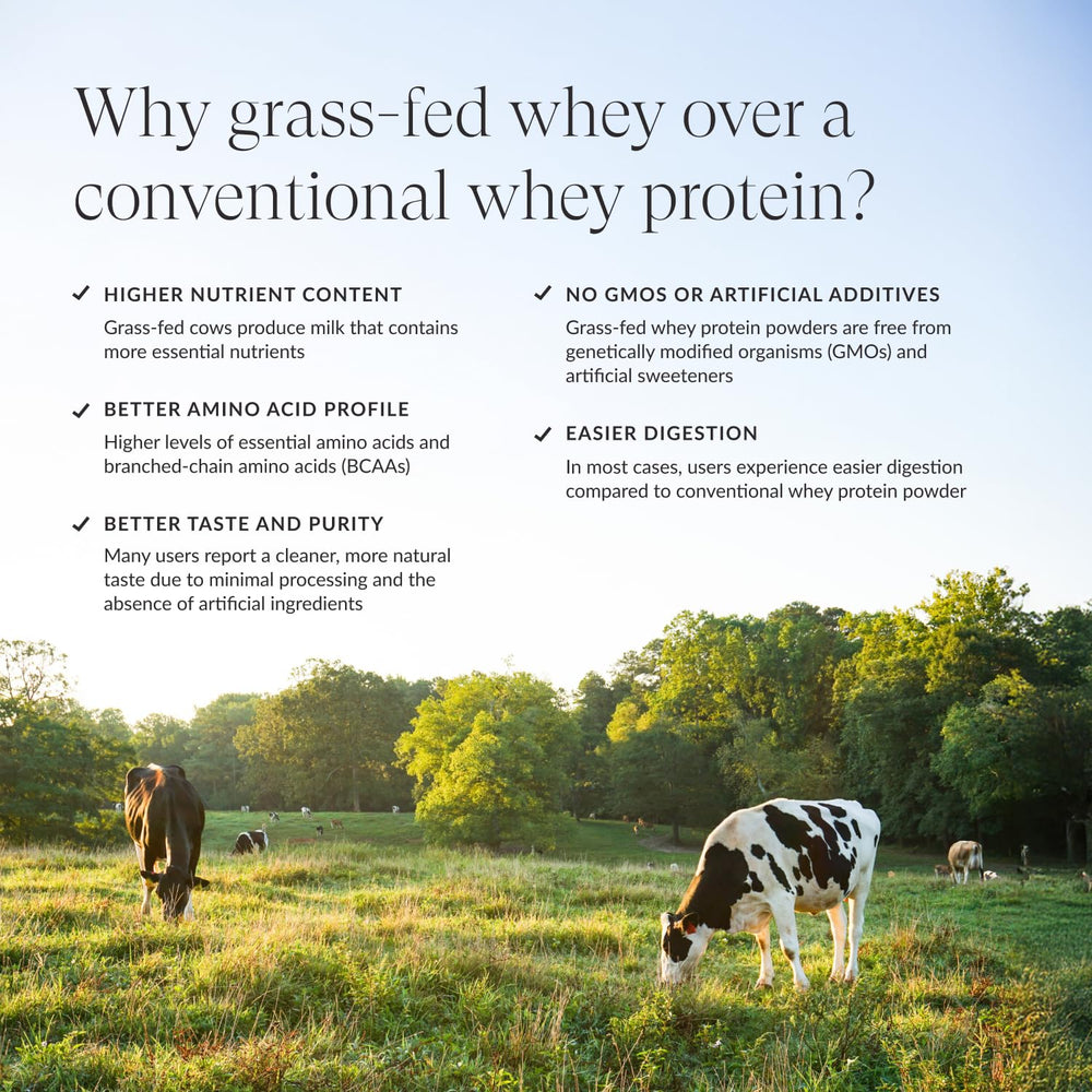Beam Grass Fed Whey Chocolate Peanut Butter measuring cup demonstrates easy portion control
