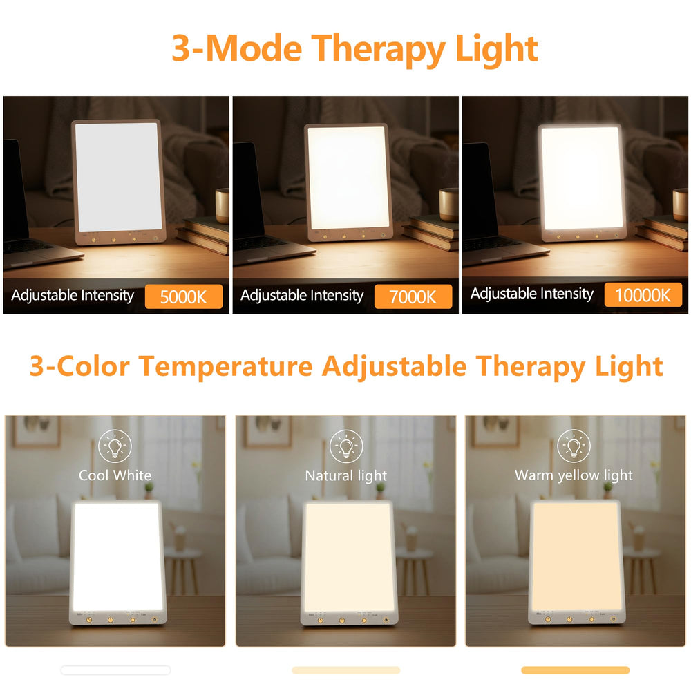 Beamhaus daylight lamp brightening a home office