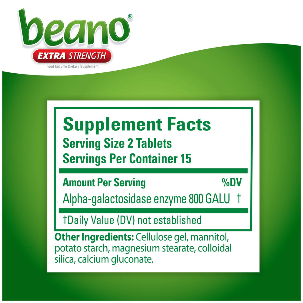 Four-box Beano Ultra 800 display emphasizes budget-friendly convenience