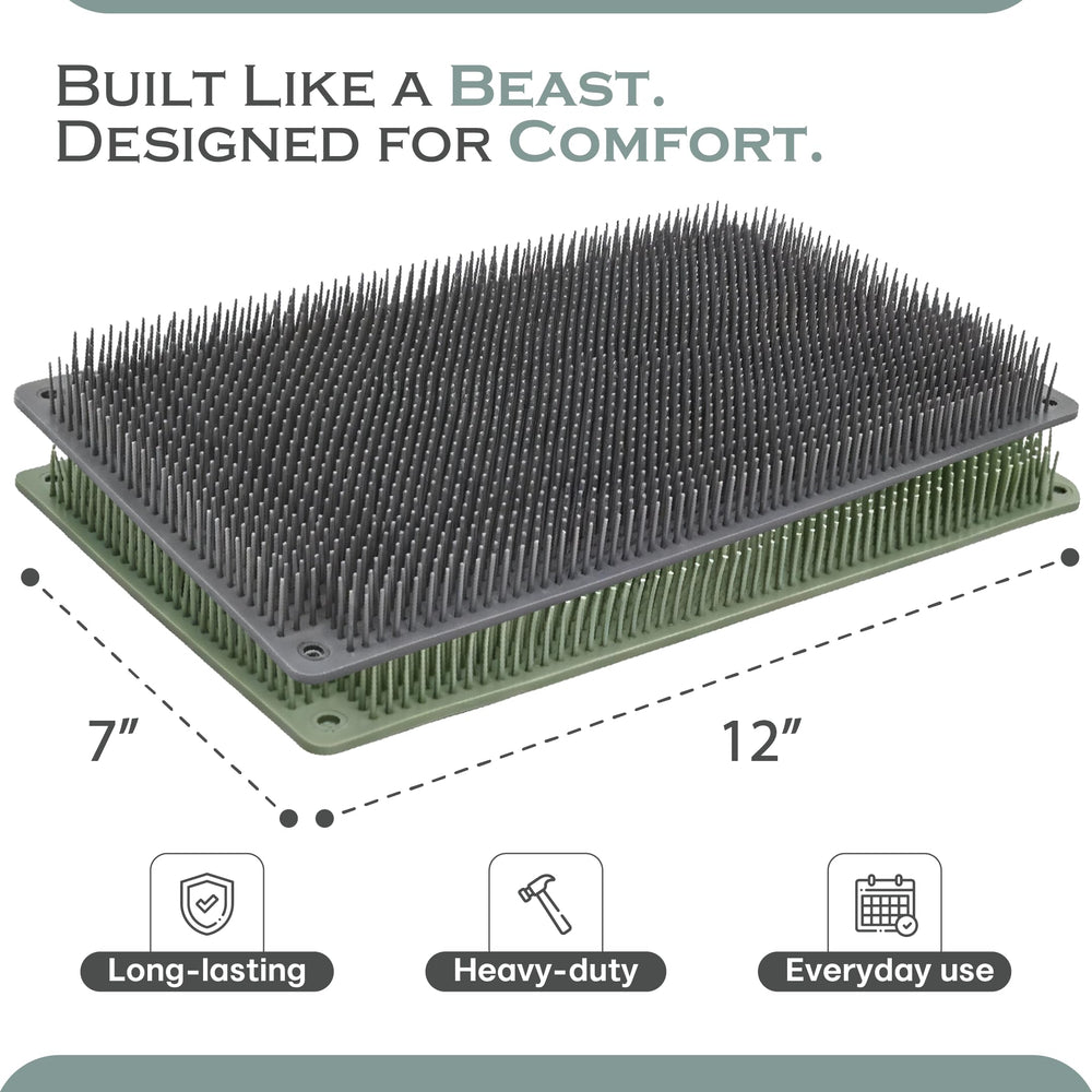 Customizable bristle options from Bear Brush for comfortable scratching