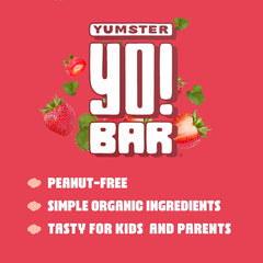 Bearded Brothers Yo! Bar packaging on the go, convenient school lunch.