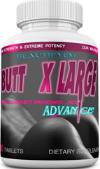 BEAUTIFYEM Butt XLarge bottle front view for convenient daily supplementation