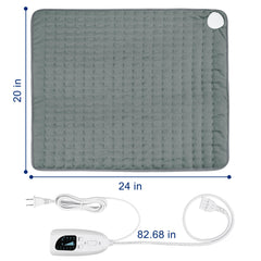 BEAUTIKEN heating pad offers dry and moist heat modes for versatility