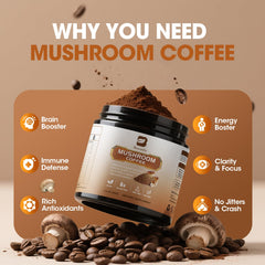 bebeworths chaga mushroom coffee brew with earthy richness and immune-supporting ingredients