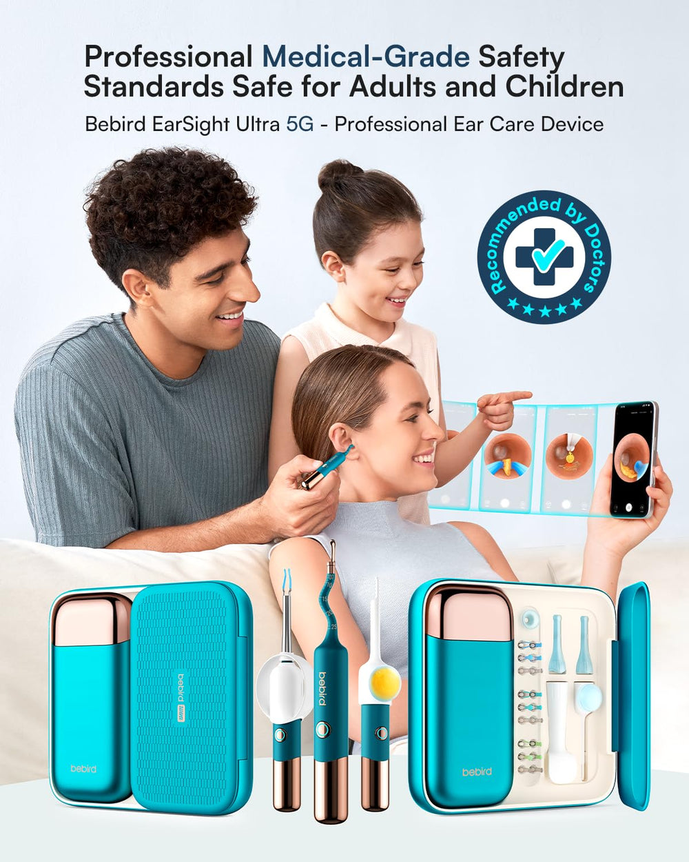90-minute rechargeable battery for extended home use
