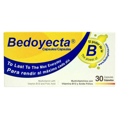 Bedoyecta multivitamin pack of four boxes for daily nutrient support
