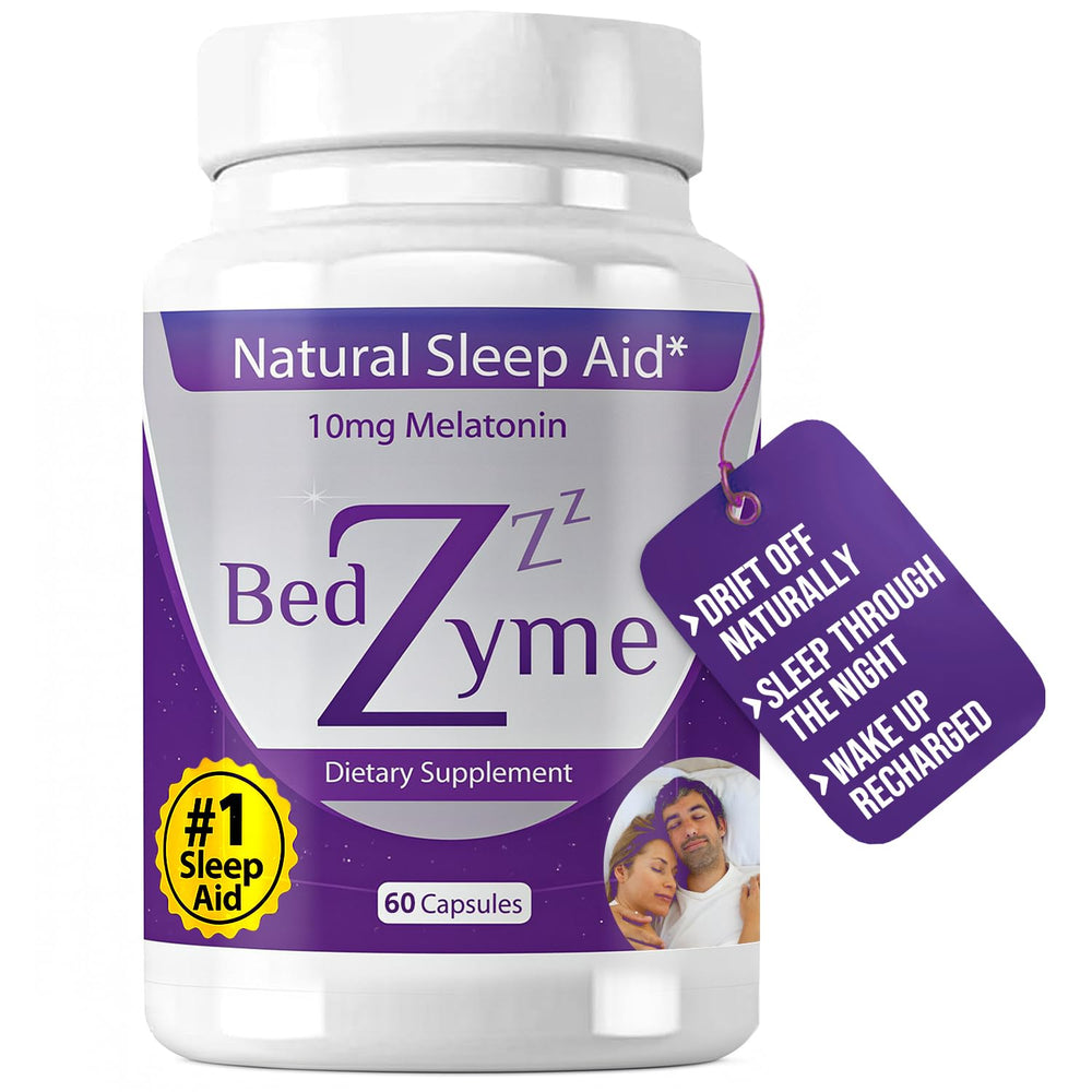 BedZyme Sleep Aid bottle pour for easy nightly routine
