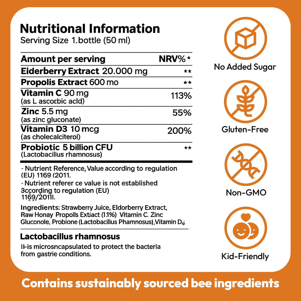 Bee and You Kids Propolis Shot founder Dr. Asli Samanci signals quality and care.