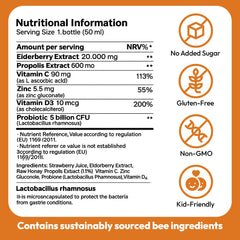 Bee and You Kids Propolis Shot founder Dr. Asli Samanci signals quality and care.